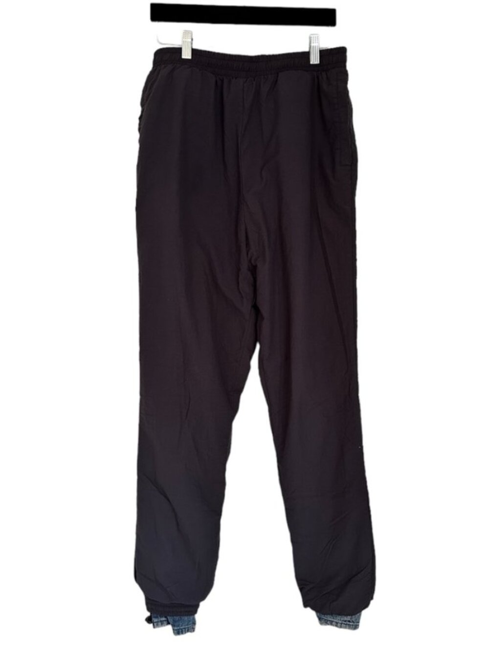 Y Project Navy Denim Cuff Track Pants Size XS
